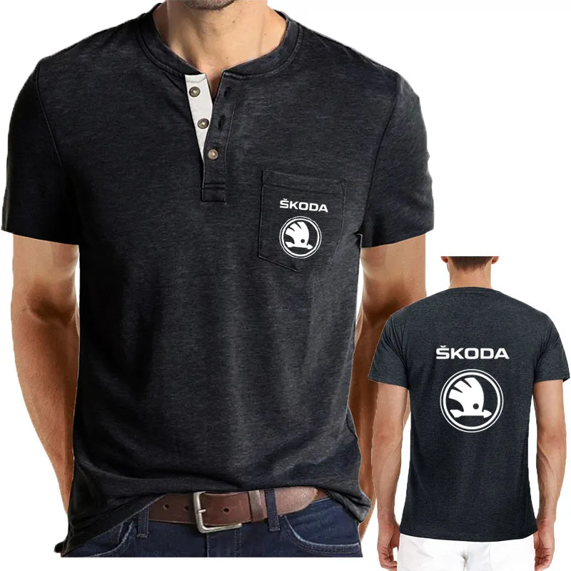 Comfortable slim business men's T shirt Skoda car logo print men's POLO shirt T shirt summer high-quality trend new short sleeve
Comfortable slim business men's T shirt Skoda car logo print men's POLO shirt T shirt summer high-quality trend new short sleeve
