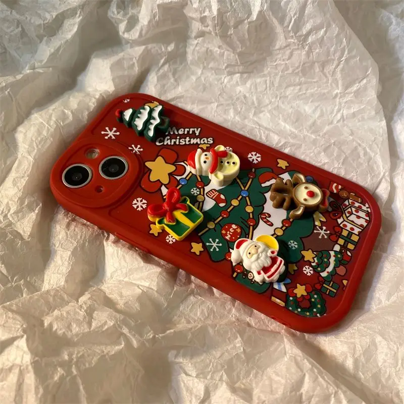 For iphone14promax 13 12 11 x series creative Christmas stereoscopic gingerbread man Elk Snowman all-inclusive phone case
For iphone14promax 13 12 11 x series creative Christmas stereoscopic gingerbread man Elk Snowman all-inclusive phone case