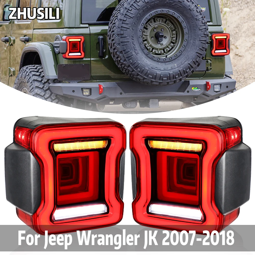 2x LED Tail Lights For Jeep Wrangler JK 2007-2018 Brake Lamp Reverse Daytime Running Lights Car TailLights Assembly Replacement
2x LED Tail Lights For Jeep Wrangler JK 2007-2018 Brake Lamp Reverse Daytime Running Lights Car TailLights Assembly Replacement