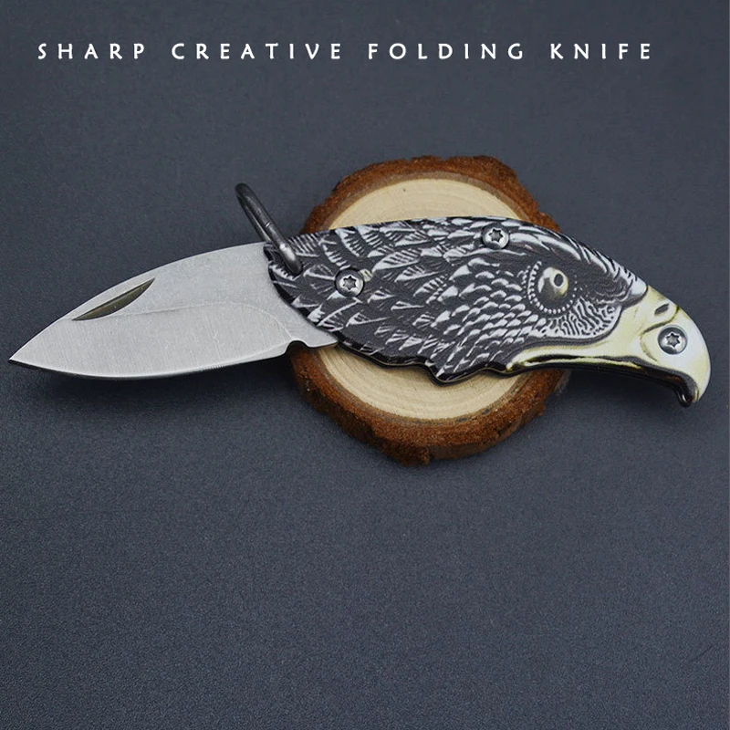 New Sharp Folding Knife Outdoor Mini Key Knife Creative Portable Portable Multifunctional Knife
New Sharp Folding Knife Outdoor Mini Key Knife Creative Portable Portable Multifunctional Knife