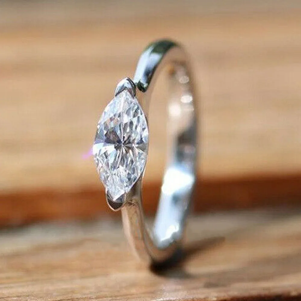 Huitan Luxury Solitaire Band Women Ring Silver Color Simple Stylish Wedding Accessories Fashion Versatile Jewelry Wholesale Bulk
Huitan Luxury Solitaire Band Women Ring Silver Color Simple Stylish Wedding Accessories Fashion Versatile Jewelry Wholesale Bulk