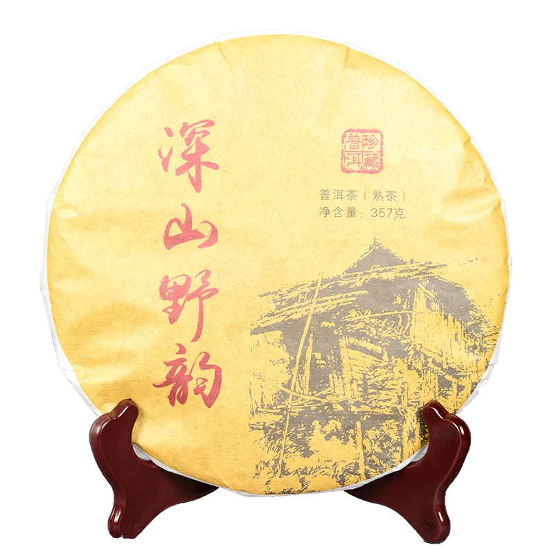 Chinese Yunnan Tea Leaves Deep Mountain Wild Rhyme Cooked Cake Tea 357g Cooked Tea Puer Tea Lose Weight Beauty Health Care
Chinese Yunnan Tea Leaves Deep Mountain Wild Rhyme Cooked Cake Tea 357g Cooked Tea Puer Tea Lose Weight Beauty Health Care