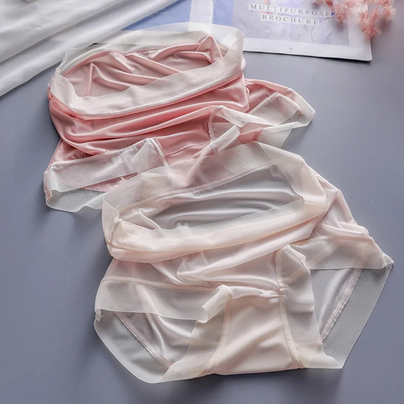 Sexy Women's Panties Ice Silk Seamless Underwear Girls Lingerie Comfortable Traceless Briefs Mid Waist Panties Women Underpant
Sexy Women's Panties Ice Silk Seamless Underwear Girls Lingerie Comfortable Traceless Briefs Mid Waist Panties Women Underpant
