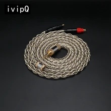 ivipQ Flagship Wire 8 Core Headphone Balance Cable With 2.5/3.5mm/4.4mm For Used By Music Enthusiasts HD650 HD800 HIFIMAN ANANDA