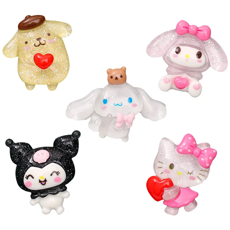 10pcs Kawaii Anime Sanrio Kuromi Cinnamoroll Kt Cat Phone Case Cream Glue Hair Clips Shoe Buckles Resin Accessories Diy
10pcs Kawaii Anime Sanrio Kuromi Cinnamoroll Kt Cat Phone Case Cream Glue Hair Clips Shoe Buckles Resin Accessories Diy