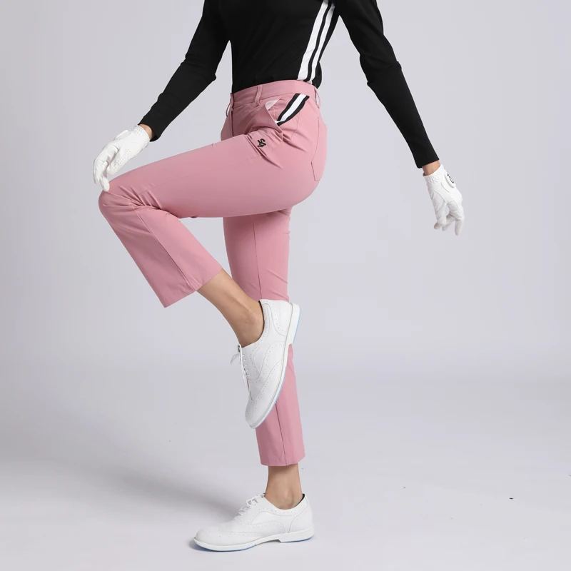 New SG Golf Pants Ladies Golf Trousers High-end Women's Suit Sports Pants Slim Stretch High Waist Cropped Trousers
New SG Golf Pants Ladies Golf Trousers High-end Women's Suit Sports Pants Slim Stretch High Waist Cropped Trousers