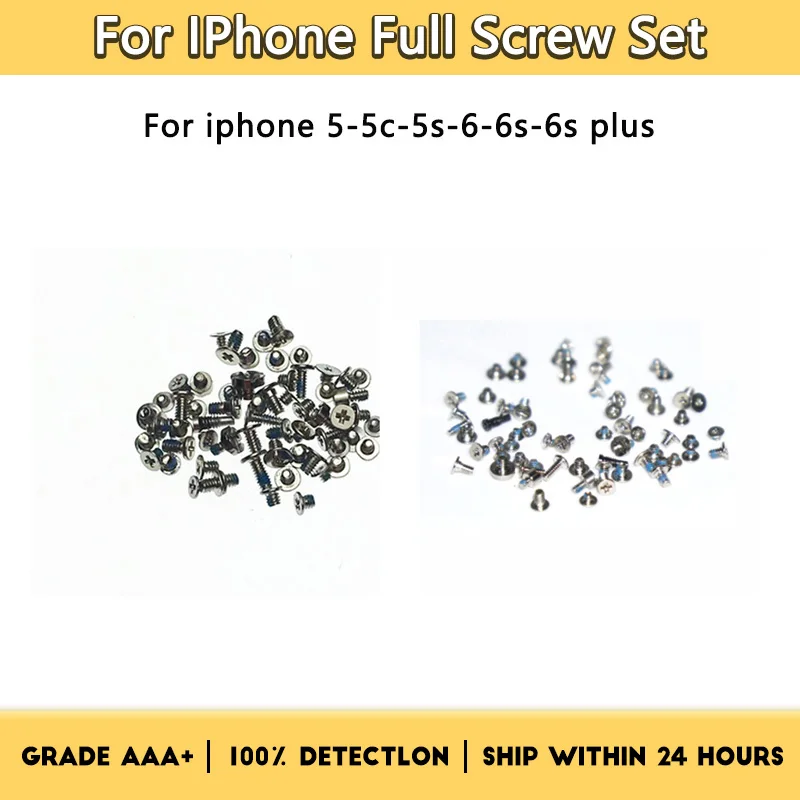 Full Sets Screws Replacement for iPhone 5 5S 5C iphone 6 6S Plus Screw Replacement Repair Bolts Screw Accessory Kit
Full Sets Screws Replacement for iPhone 5 5S 5C iphone 6 6S Plus Screw Replacement Repair Bolts Screw Accessory Kit