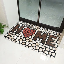 New Non-slip And Washable Floor Mat Home Balcony Hallway Floor Bath Carpet Absorbent Bathroom Rug Stone Pattern Mats Doormats