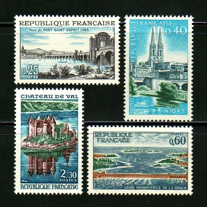 4 шт./компл. новая французская почтовая печать 1966, почтовые штампы с гравировкой туристических архитектурных пейзажей MNH
4 шт./компл. новая французская почтовая печать 1966, почтовые штампы с гравировкой туристических архитектурных пейзажей MNH