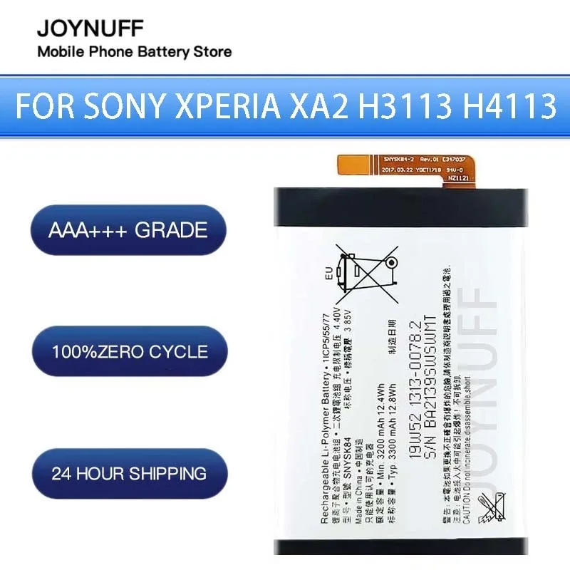 

New Battery High Quality 0 Cycles Compatible SNYSK84 For Sony Xperia XA2 H3113 H4113 1309-2682 Replacement phone Sufficient+tool
