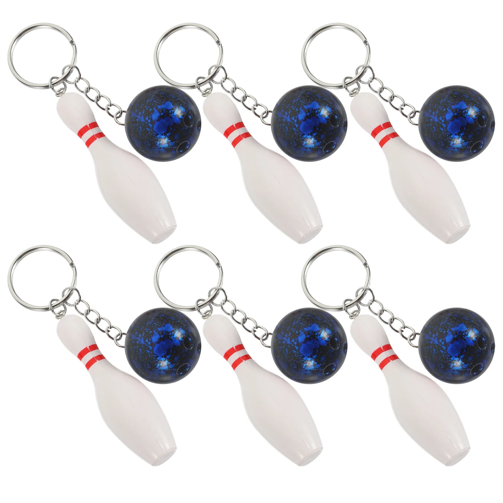 6 Pcs Bowling Accessories School Carnival Prizes Pin Keychains Bulk Purse Holder Mini Charms
6 Pcs Bowling Accessories School Carnival Prizes Pin Keychains Bulk Purse Holder Mini Charms