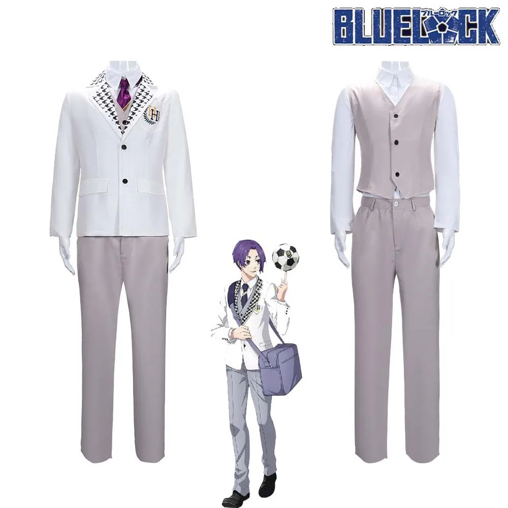 Костюм косплея аниме BLUE LOCK BLUELOCK Reo Mikage эпизод Nagi DK школьная форма на Хэллоуин для взрослых мужчин и женщин белый костюм
Костюм косплея аниме BLUE LOCK BLUELOCK Reo Mikage эпизод Nagi DK школьная форма на Хэллоуин для взрослых мужчин и женщин белый костюм