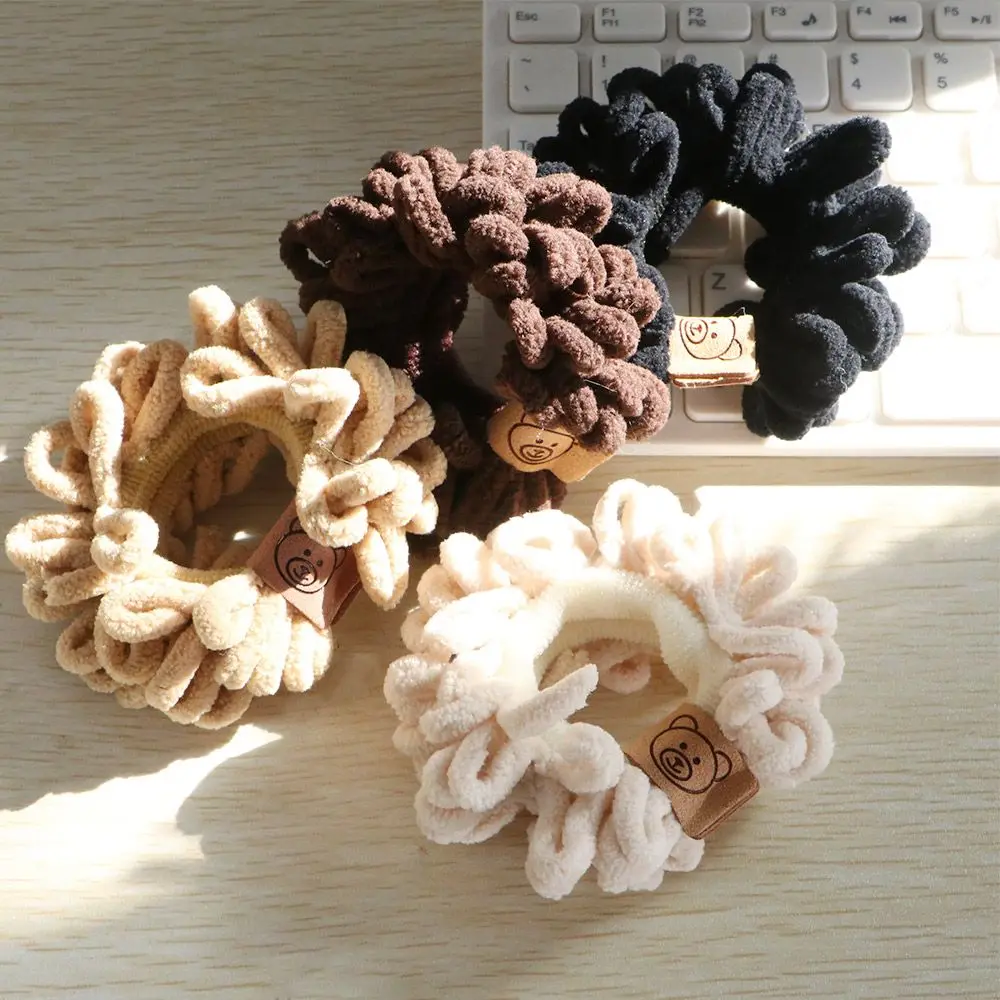 Simple Cute Elastic Headwear Solid Color Rubber Bands Fluffy Velvet Scrunchies Women Hair Ties Korean Style Hair Rope
Simple Cute Elastic Headwear Solid Color Rubber Bands Fluffy Velvet Scrunchies Women Hair Ties Korean Style Hair Rope