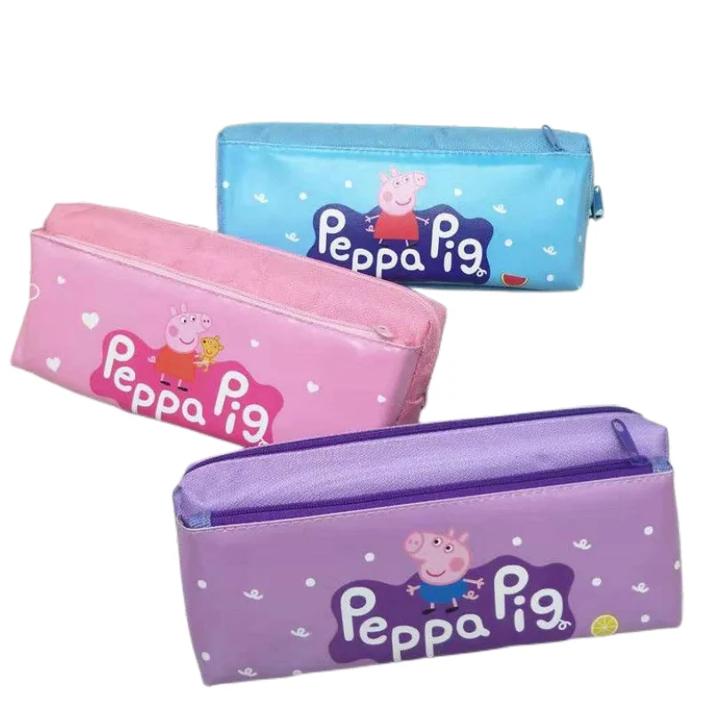 

Peppa Pig Series Page George Anime Cartoon Odd Pencil Bag Girls Cute Stationery Box Girls Primary School Students Large Capacity