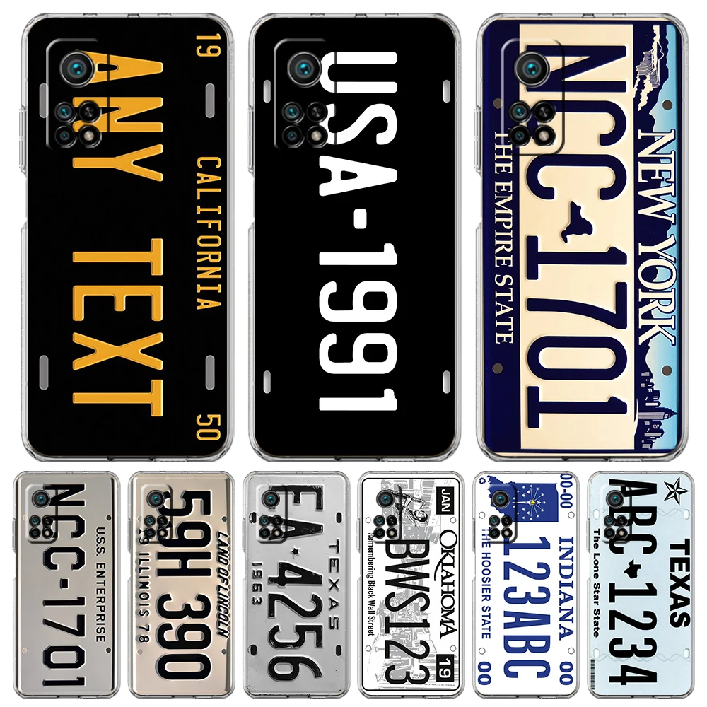 Retro Funny License Plate Number Phone Case for Xiaomi Mi Poco F3 X3 X4 GT NFC M3 M4 11 Ultra 12 11X 11i Pro Lite 5G Soft Cover
Retro Funny License Plate Number Phone Case for Xiaomi Mi Poco F3 X3 X4 GT NFC M3 M4 11 Ultra 12 11X 11i Pro Lite 5G Soft Cover
