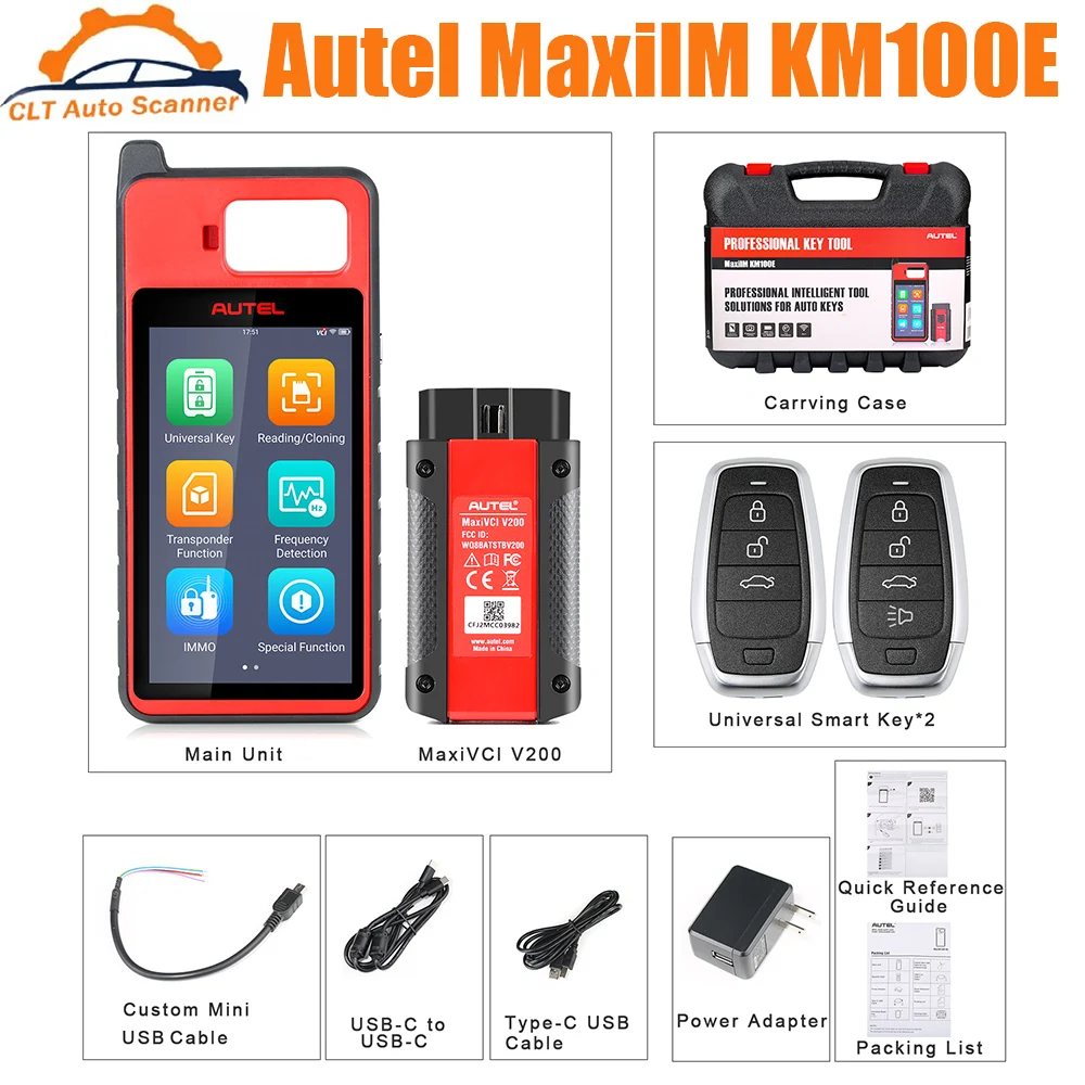 Autel MaxiIM KM100 E KM100E Универсальный комплект генератора автомобильных ключей, программатор ключей PK IM508 IM608 IMMO
Autel MaxiIM KM100 E KM100E Универсальный комплект генератора автомобильных ключей, программатор ключей PK IM508 IM608 IMMO