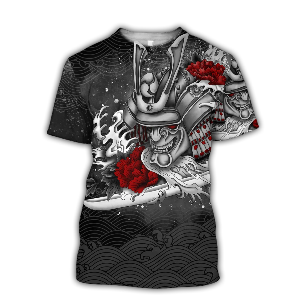 Samurai 3D printing men's and women's fashion O-neck short-sleeved T-shirt Harajuku hip-hop streetwear Ninja T-shirt top for men
Samurai 3D printing men's and women's fashion O-neck short-sleeved T-shirt Harajuku hip-hop streetwear Ninja T-shirt top for men
