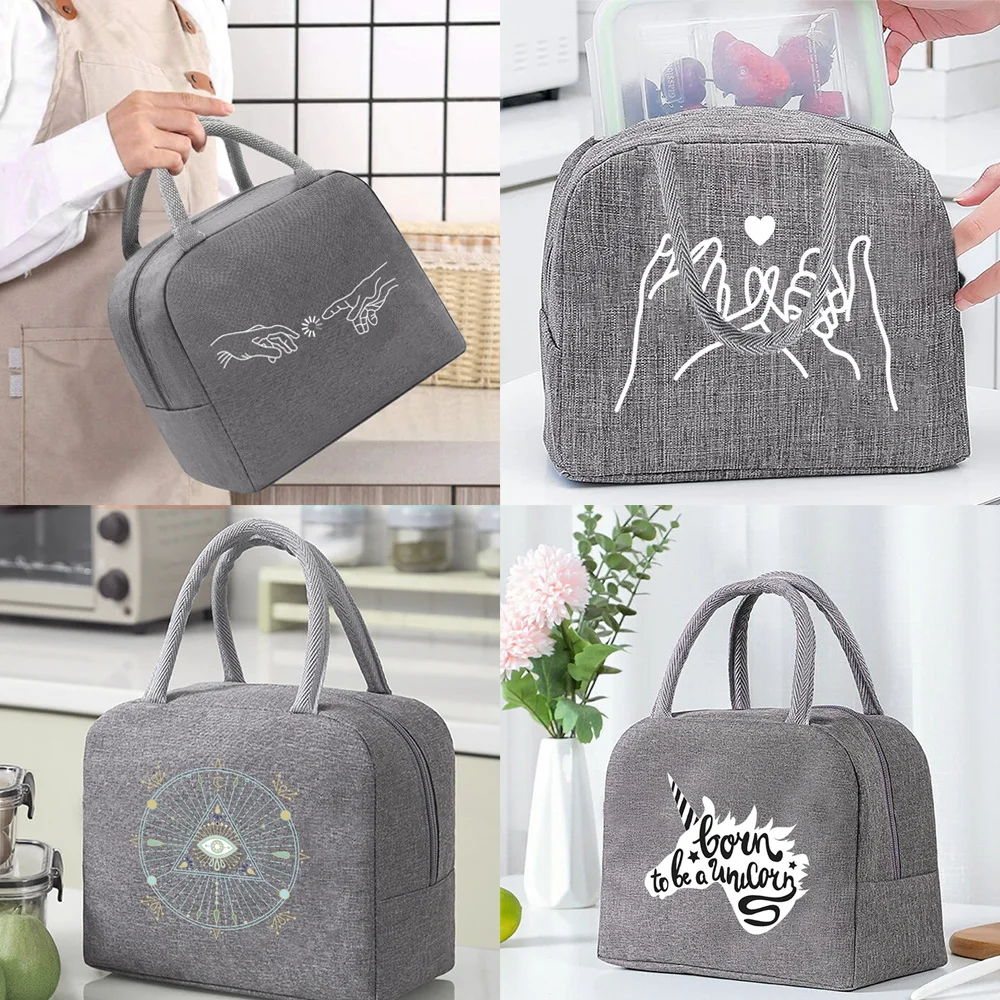 Insulated Thermal Cooler Bag Cool Lunch Foods Storage Food Picnic Food Bags Travel Breakfast Box School Cute Picture Pattern
Insulated Thermal Cooler Bag Cool Lunch Foods Storage Food Picnic Food Bags Travel Breakfast Box School Cute Picture Pattern