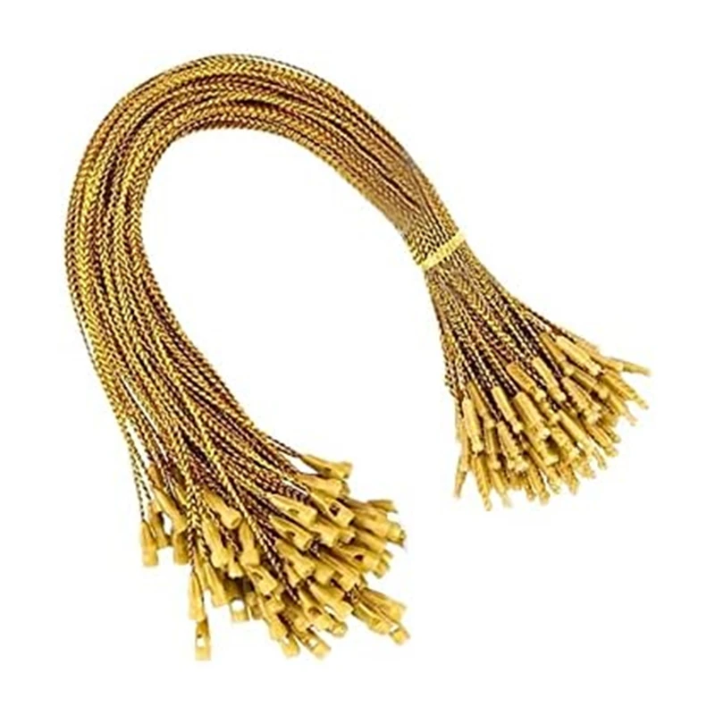 1000Pcs Gold Christmas Ornament Hanger Rope Christmas Decoration String For Christmas Cord Lock Cord
1000Pcs Gold Christmas Ornament Hanger Rope Christmas Decoration String For Christmas Cord Lock Cord