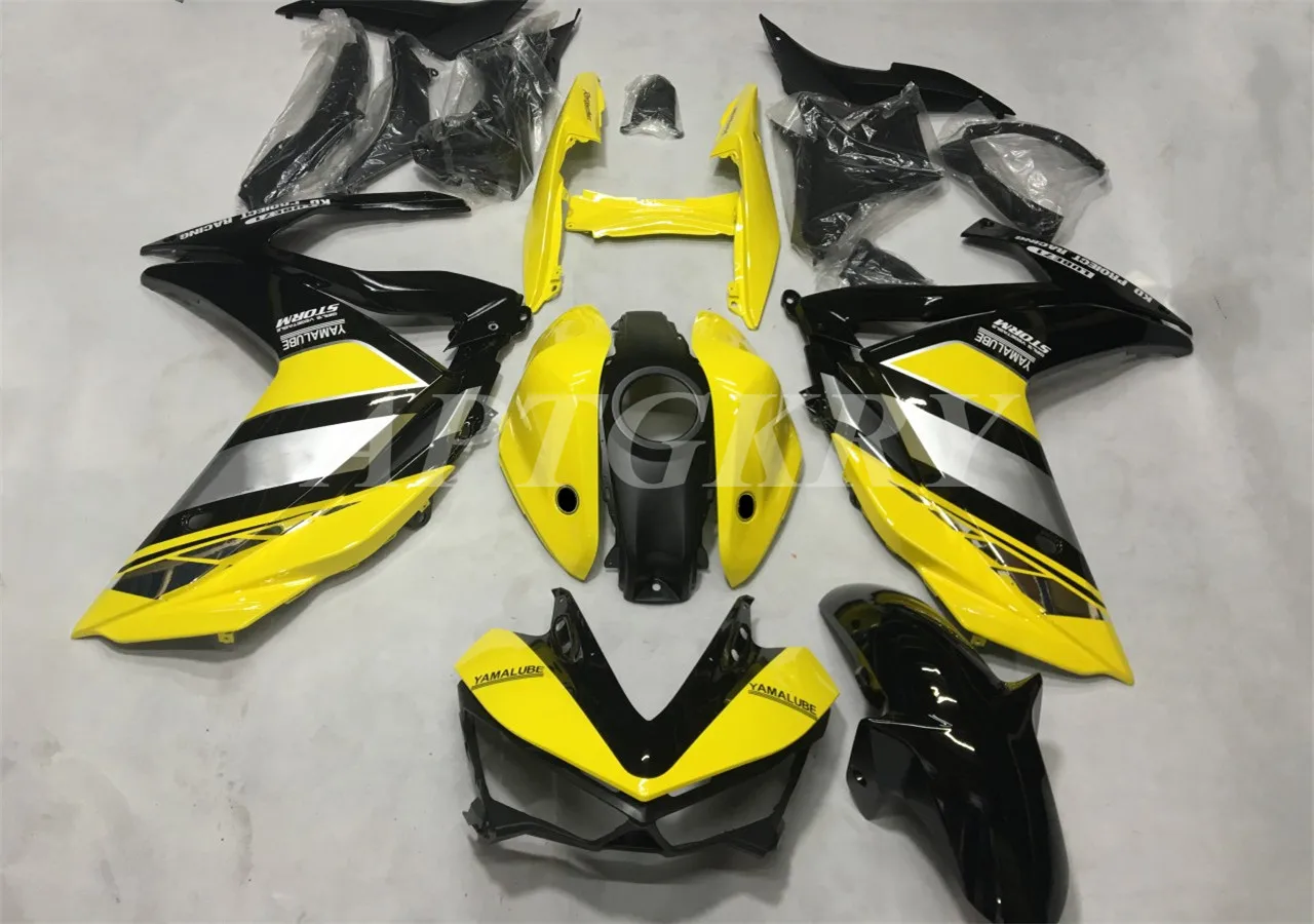 New ABS Plastic Shell Motorcycle Fairing Kit Fit For Yamaha YZF-R3 YZF-R25 2015 2016 2017 2018 15-18 Bodywork Set Yellow Black
New ABS Plastic Shell Motorcycle Fairing Kit Fit For Yamaha YZF-R3 YZF-R25 2015 2016 2017 2018 15-18 Bodywork Set Yellow Black