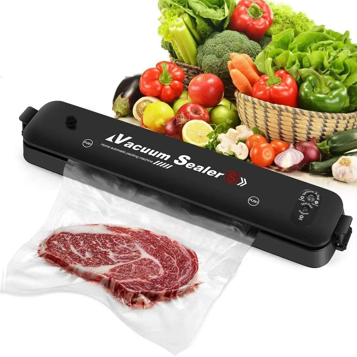 Automatic Food Vacuum Sealer Packaging Machine Home Kitchen Commercial Vacuum Food Sealing Film Sealer Vacuum Packer 110V/220V
Automatic Food Vacuum Sealer Packaging Machine Home Kitchen Commercial Vacuum Food Sealing Film Sealer Vacuum Packer 110V/220V