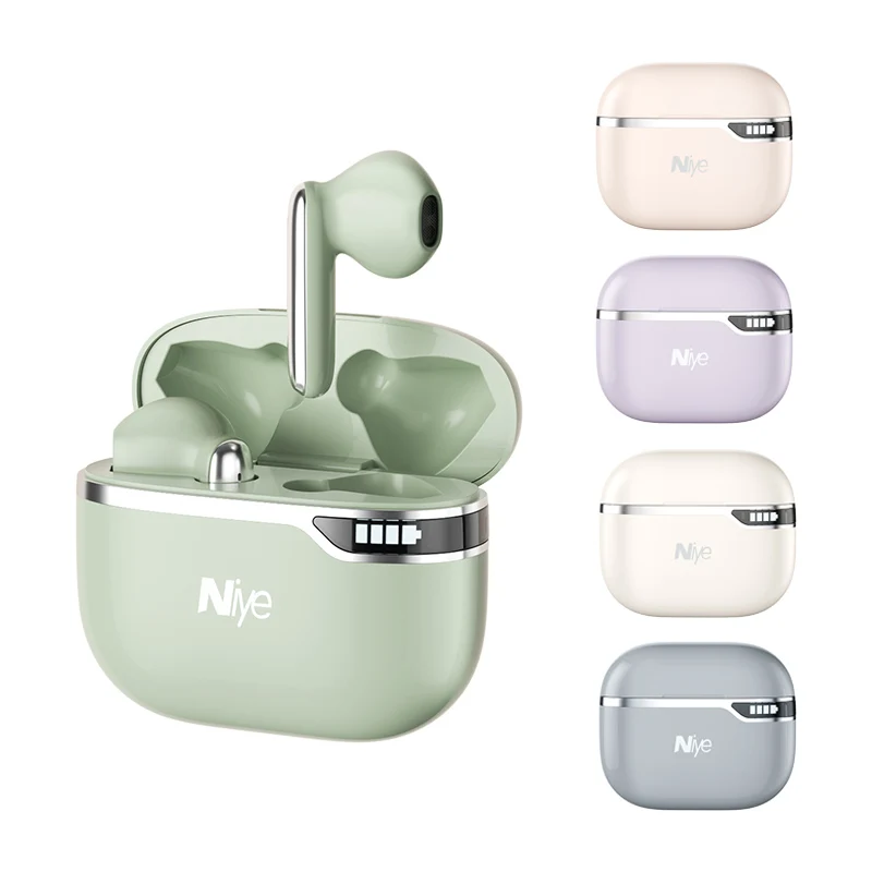 2022 Niye Wireless Earphones TWS Earbuds Bluetooth Wireless Headphones Stereo Headset Microphone For iOS Android Charging Case
2022 Niye Wireless Earphones TWS Earbuds Bluetooth Wireless Headphones Stereo Headset Microphone For iOS Android Charging Case
