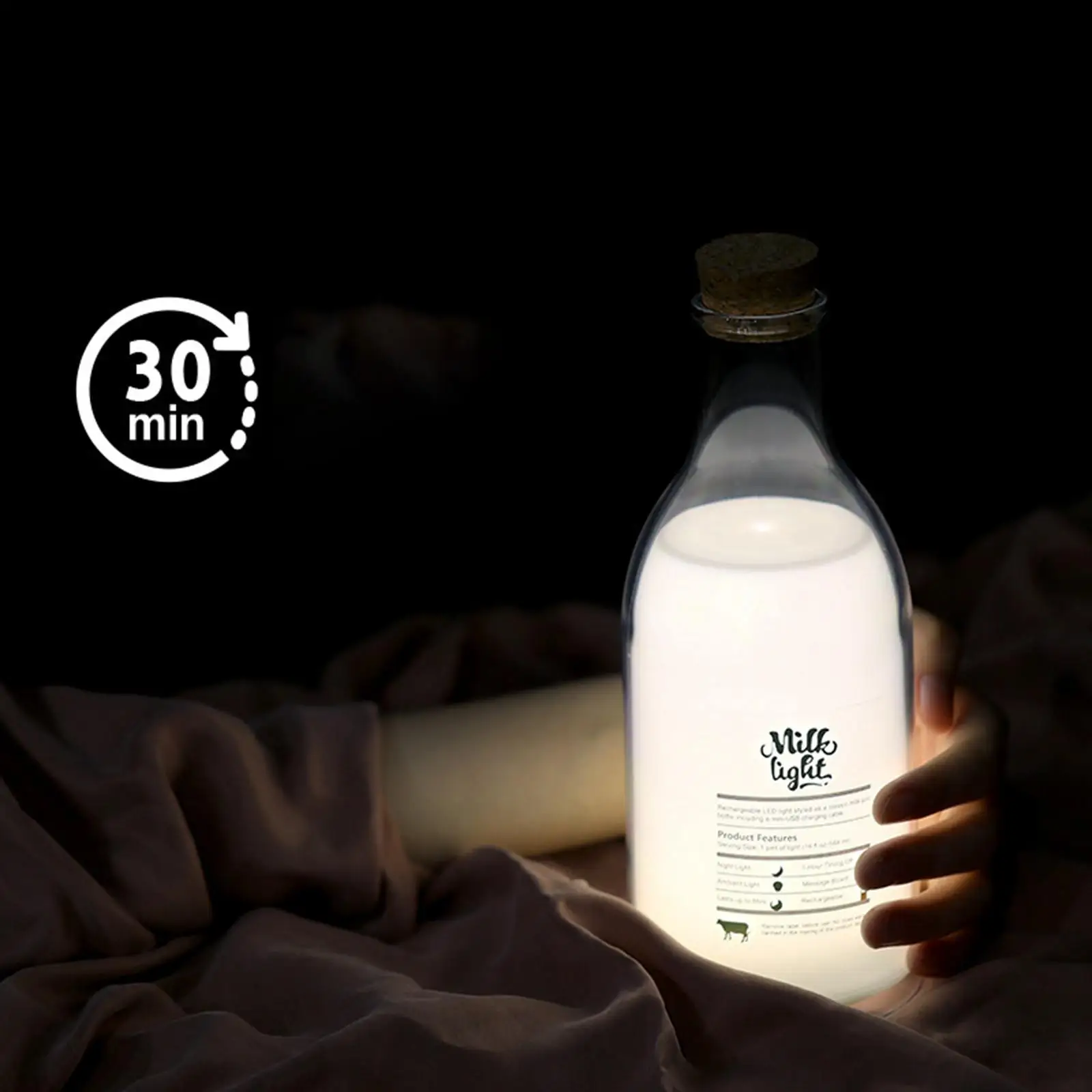 Milk Bottle With Sleep Usb Rechargeable Bedside Night Light Timer Table Lamp Birthday Gift Message Light
Milk Bottle With Sleep Usb Rechargeable Bedside Night Light Timer Table Lamp Birthday Gift Message Light