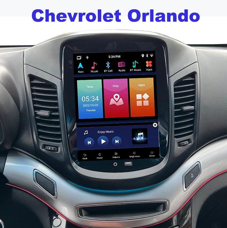 For Chevy Chevrolet Orlando 2010 - 2018 Model A Car Radio Multimedia Video Player Navigation GPS Tesla
For Chevy Chevrolet Orlando 2010 - 2018 Model A Car Radio Multimedia Video Player Navigation GPS Tesla