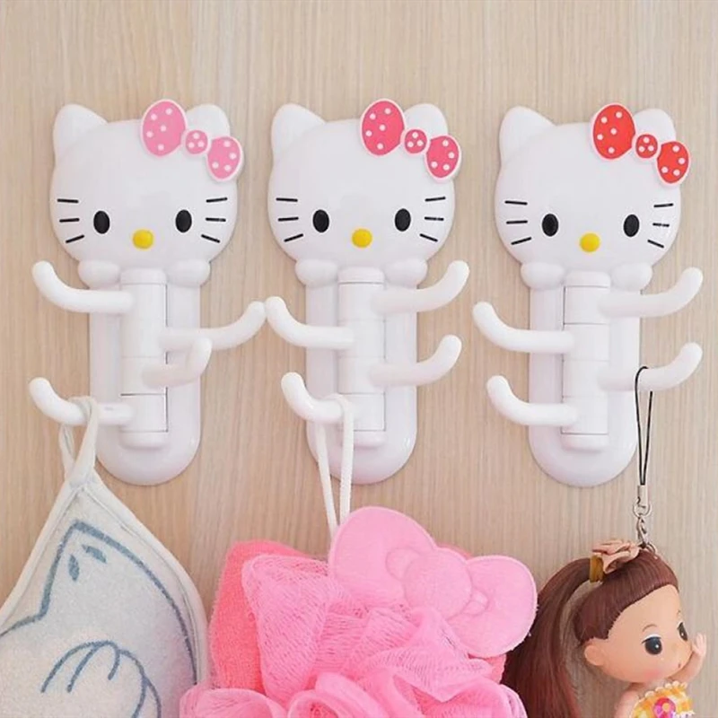Kawaii Sanrio Cartoon Hellokittys Rotating Hook Kitchen Bathroom Nail-Free Wall Sticky Hook Home Cute Multi-Purpose Hook Gift
Kawaii Sanrio Cartoon Hellokittys Rotating Hook Kitchen Bathroom Nail-Free Wall Sticky Hook Home Cute Multi-Purpose Hook Gift