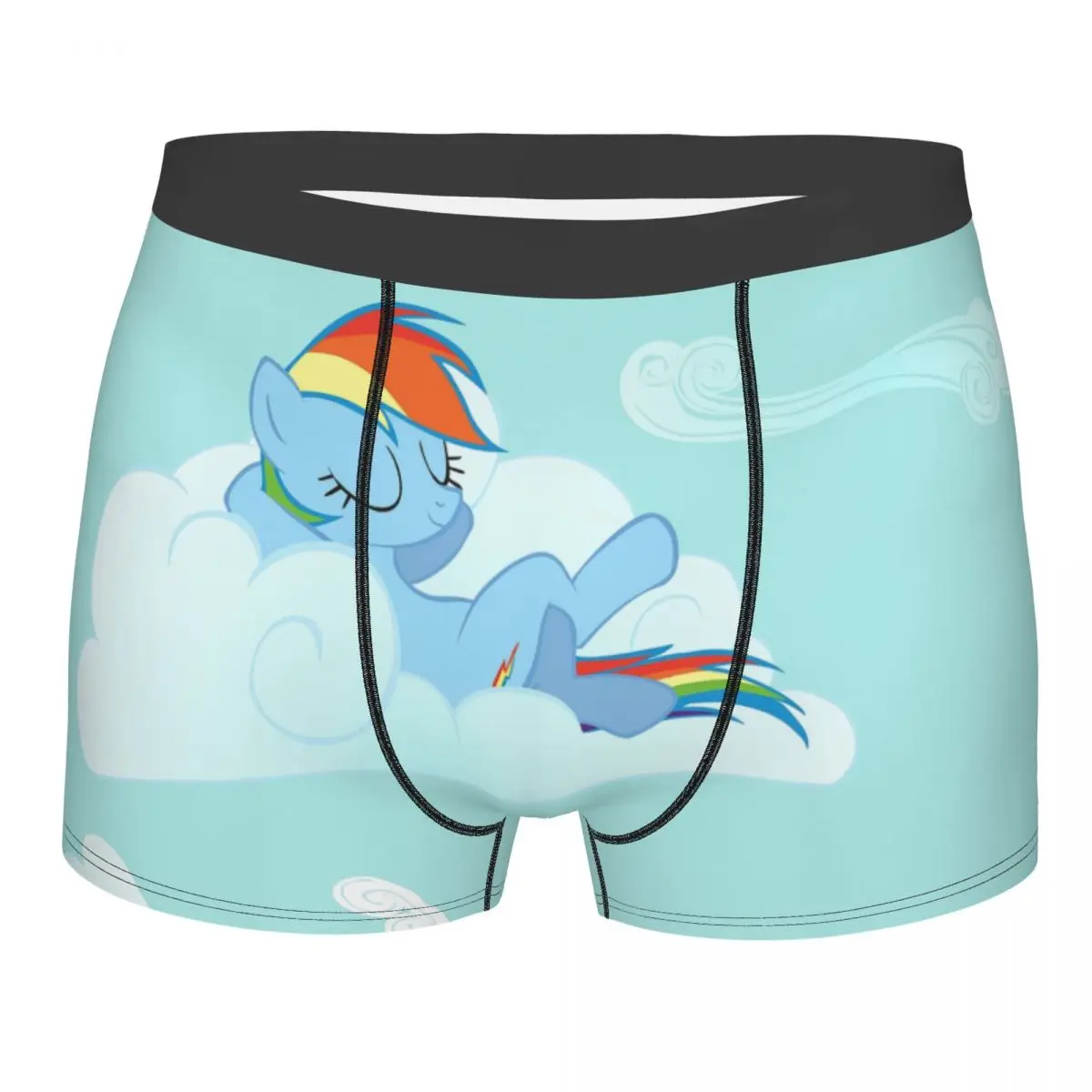 Rainbow Dash Ponies My Little Pony Underpants Breathbale Panties Men's Underwear Print Shorts Boxer Briefs
Rainbow Dash Ponies My Little Pony Underpants Breathbale Panties Men's Underwear Print Shorts Boxer Briefs