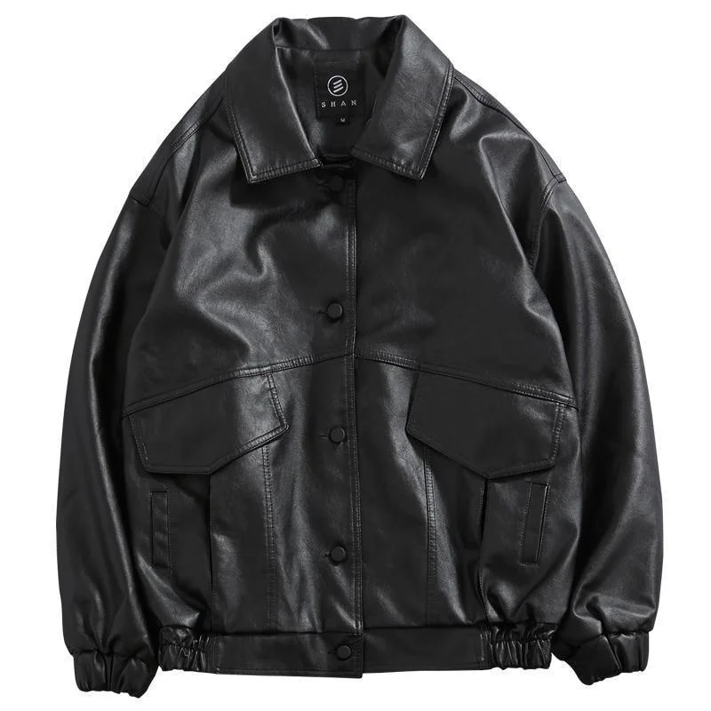 PU Leater Jacket Men Black Soft Faux Leater Jacket Motorcycle Biker Fasion Leater Coats Male Bomber Jacket Pockets Clotes
PU Leater Jacket Men Black Soft Faux Leater Jacket Motorcycle Biker Fasion Leater Coats Male Bomber Jacket Pockets Clotes
