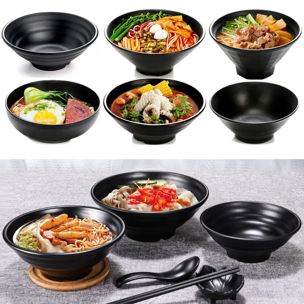 

Dinnerware Style Fast Bowl Frosted Beef Kitchen Accessories Noodles Salad Fruit Melamine Japanese Food Tableware Melamine Ramen