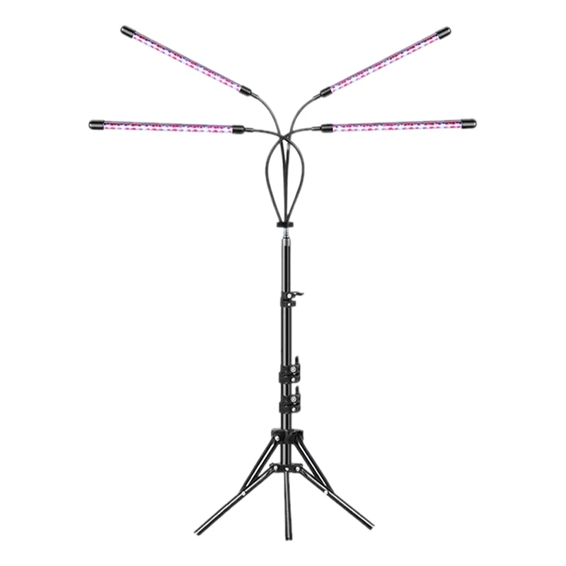 Grow Light With Stand For Indoor Plant 4 Heads LED Growing Lamp With Remote Controll Full Spectrum 3 Modes 9 Level
Grow Light With Stand For Indoor Plant 4 Heads LED Growing Lamp With Remote Controll Full Spectrum 3 Modes 9 Level