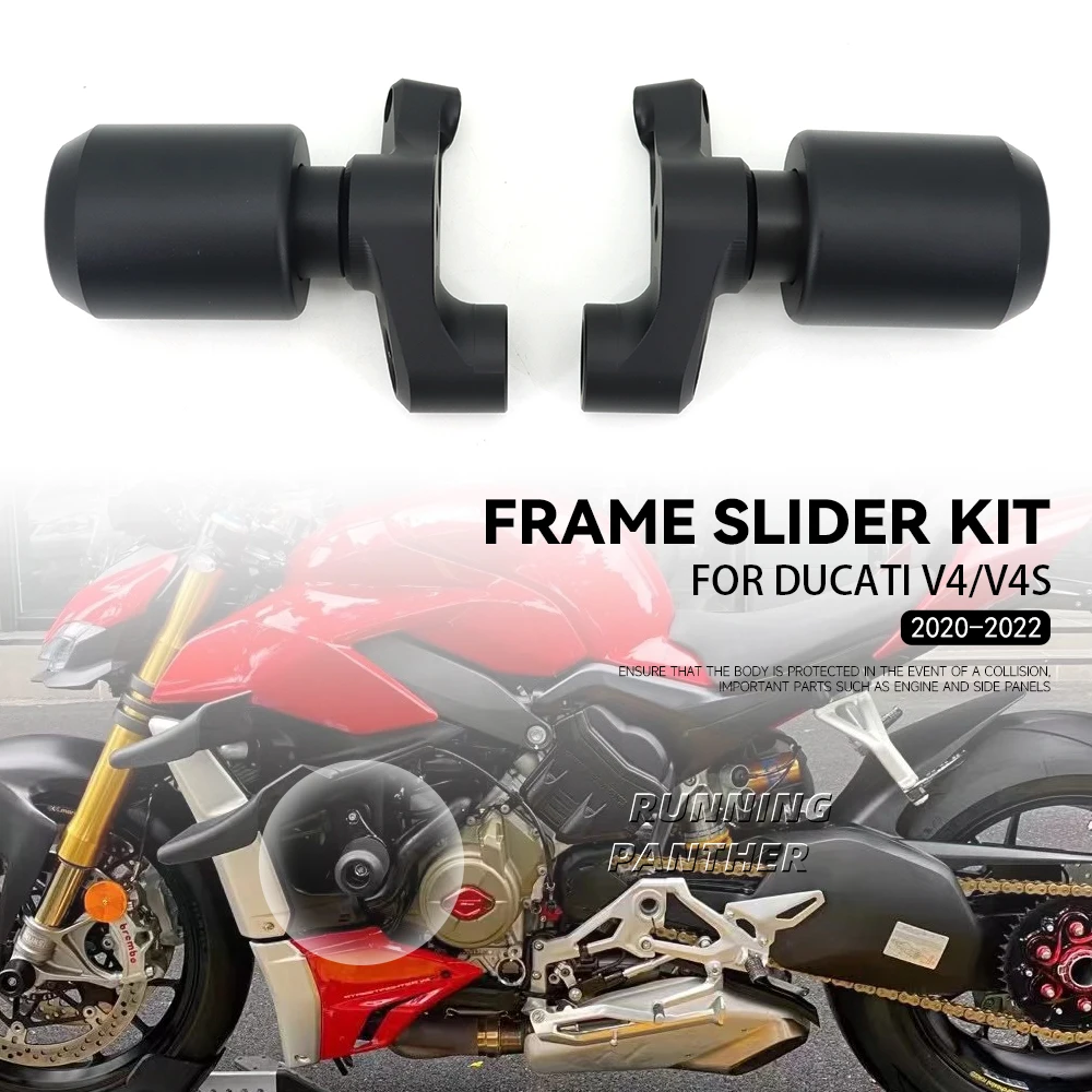 Защита двигателя мотоцикла, Противоударная рама, слайдер, защита от падения, комплект крышек для Ducati Streetfighter V4 V4S 2020 2021 2022 
Защита двигателя мотоцикла, Противоударная рама, слайдер, защита от падения, комплект крышек для Ducati Streetfighter V4 V4S 2020 2021 2022