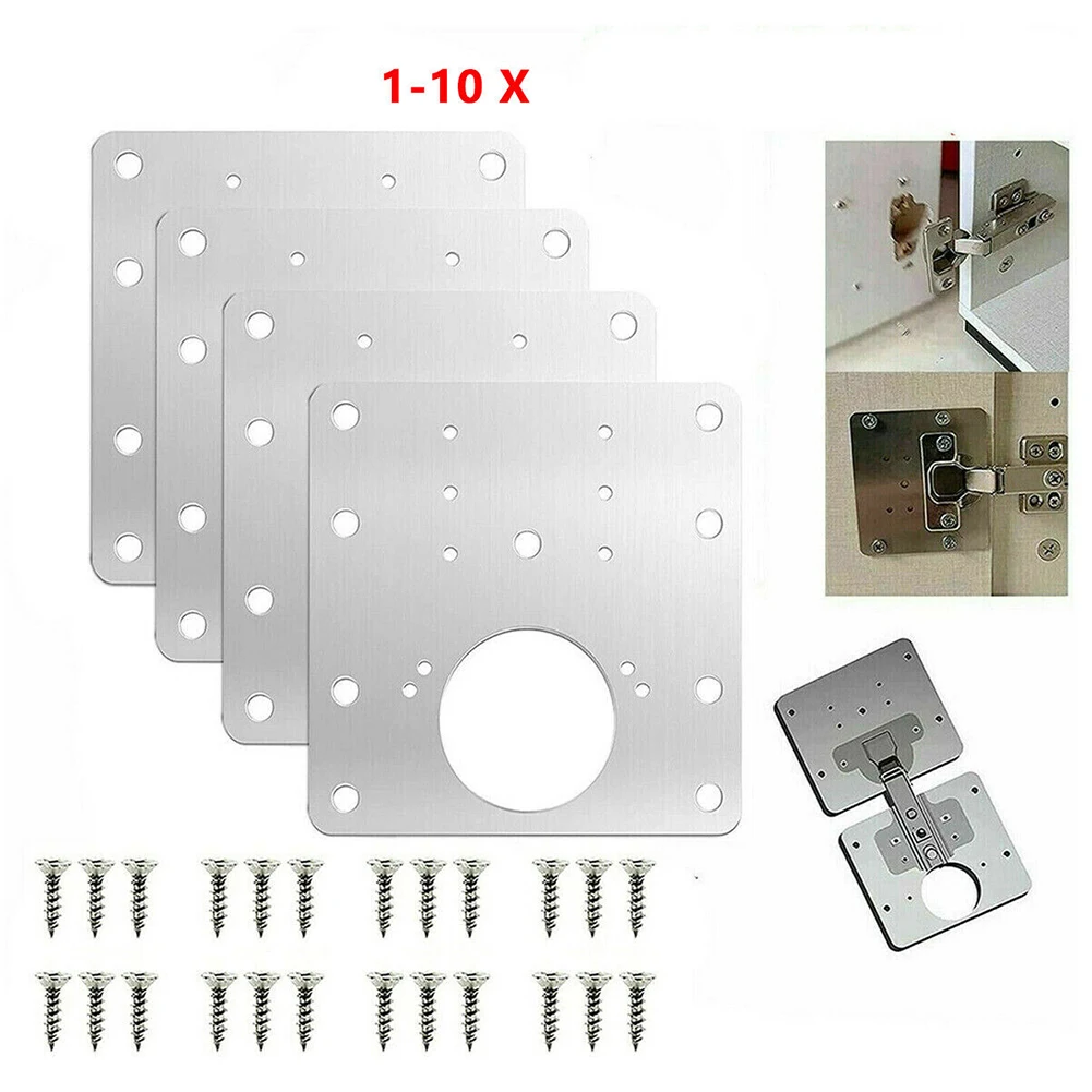 2/4/10Pcs Kitchen Cupboard Hinge Repair Plate Cabinet Furniture Drawer Stainless Steel Door Hinge Hardware Hinge Fixing Plate
2/4/10Pcs Kitchen Cupboard Hinge Repair Plate Cabinet Furniture Drawer Stainless Steel Door Hinge Hardware Hinge Fixing Plate