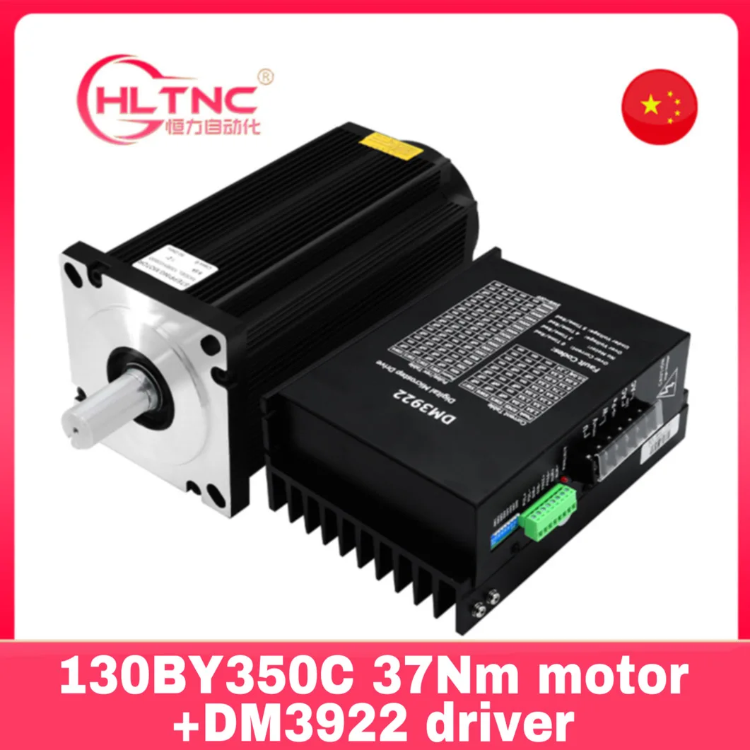 3Phase NEMA 52 130mm 37N.m AC Stepper Motor CNC Stepper Motor 130BY350C 1.2 Degree With Driver AC 110-240V DM3922 for CNC
3Phase NEMA 52 130mm 37N.m AC Stepper Motor CNC Stepper Motor 130BY350C 1.2 Degree With Driver AC 110-240V DM3922 for CNC
