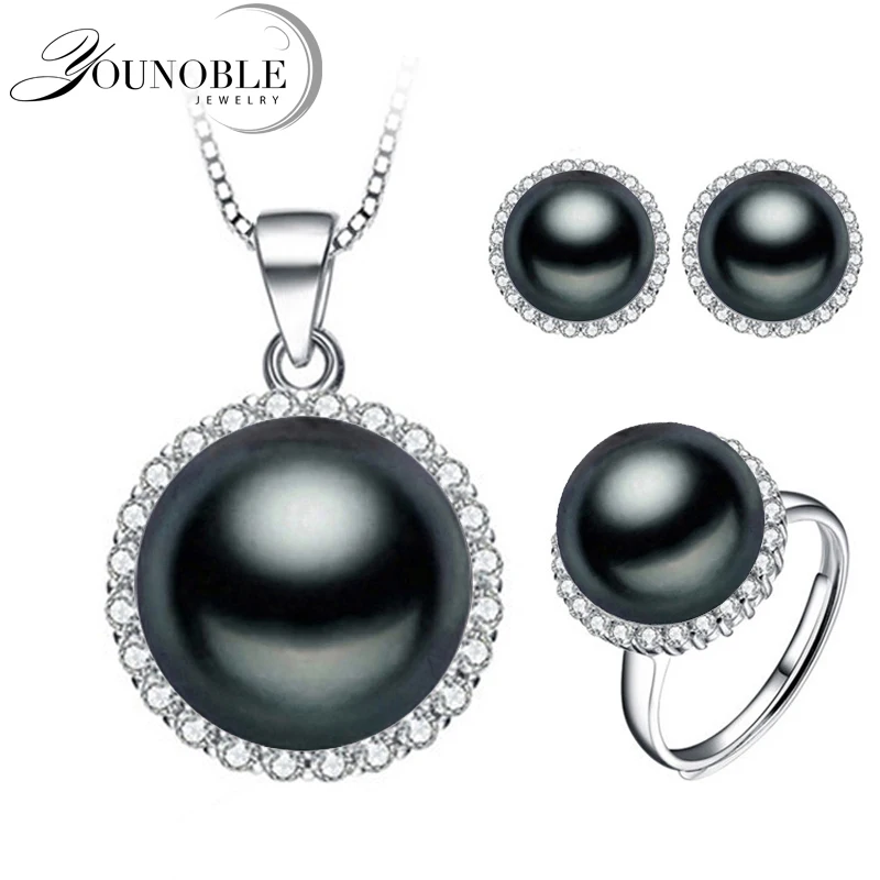 Beautiful Natural Freshwater Real Pearl Set 925 Silver Pearl Necklace Earring Ring Engagement Gift
Beautiful Natural Freshwater Real Pearl Set 925 Silver Pearl Necklace Earring Ring Engagement Gift