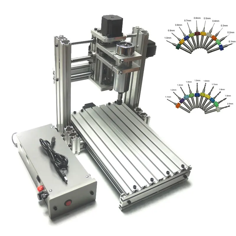 CNC 3020 wood router 3axis with 400W spindle metal milling machine with drilling bits
CNC 3020 wood router 3axis with 400W spindle metal milling machine with drilling bits