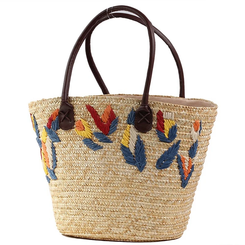 Women Shoulder Bag For Summer Straw Bag Woven Holiday Beach Bag New Simple Embroidered Handbag Large Capacity
Women Shoulder Bag For Summer Straw Bag Woven Holiday Beach Bag New Simple Embroidered Handbag Large Capacity
