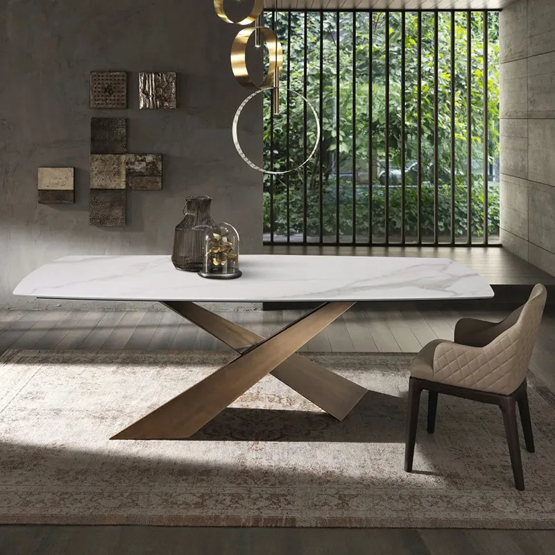 Italian light luxury rock slab dining table luxury stone glossy square table modern minimalist home dining table
Italian light luxury rock slab dining table luxury stone glossy square table modern minimalist home dining table