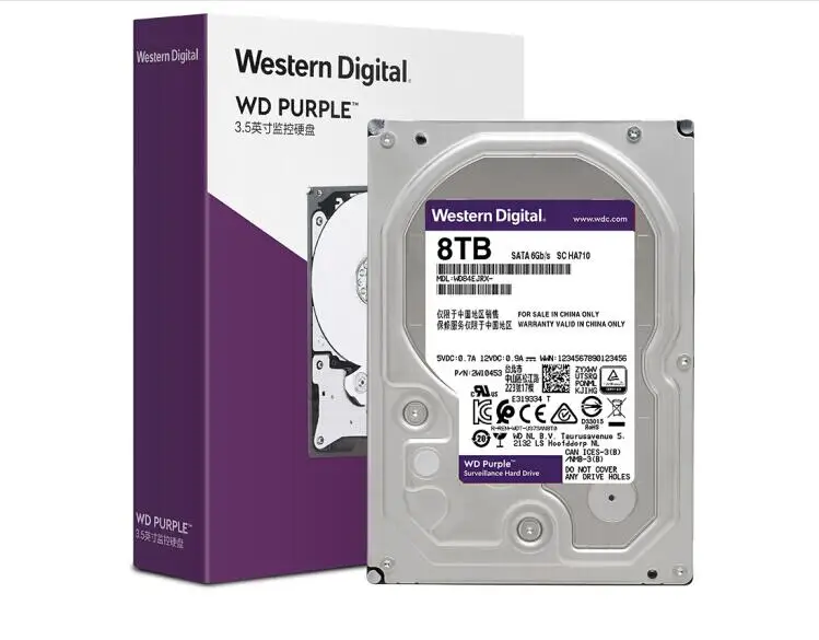 Новый в коробке Фиолетовый диск 8 ТБ SATA6Gb/s 128M жесткий диск наблюдения (WD84EJRX)
Новый в коробке Фиолетовый диск 8 ТБ SATA6Gb/s 128M жесткий диск наблюдения (WD84EJRX)