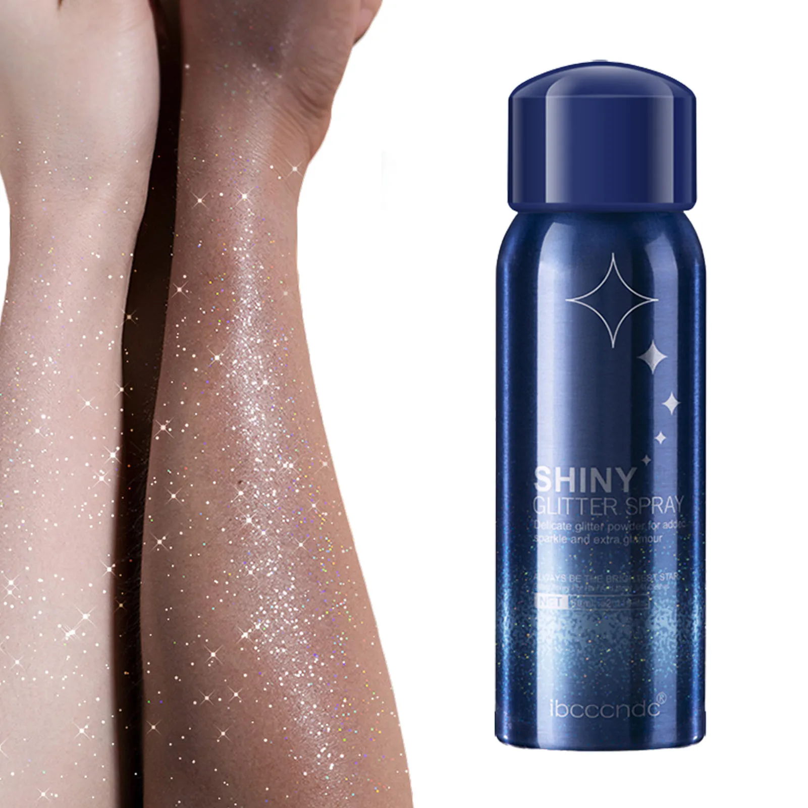 New Hair Body Glitter Spray Hair Face Highlighter Long Lasting Holographic Powder Sprays Fast Film-forming High-gloss Powder Bod
New Hair Body Glitter Spray Hair Face Highlighter Long Lasting Holographic Powder Sprays Fast Film-forming High-gloss Powder Bod