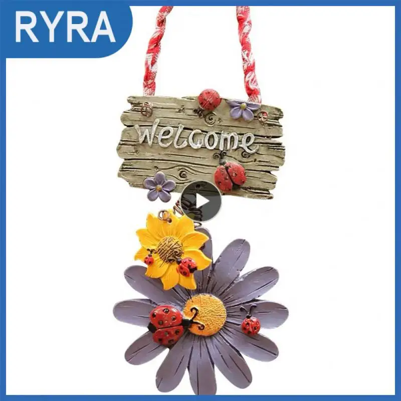 Flower Welcome Card Small Resin Welcome Sign Home Decoration Welcome Cards Door Hanging Ornament Garden Ornaments Pendant Warm
Flower Welcome Card Small Resin Welcome Sign Home Decoration Welcome Cards Door Hanging Ornament Garden Ornaments Pendant Warm