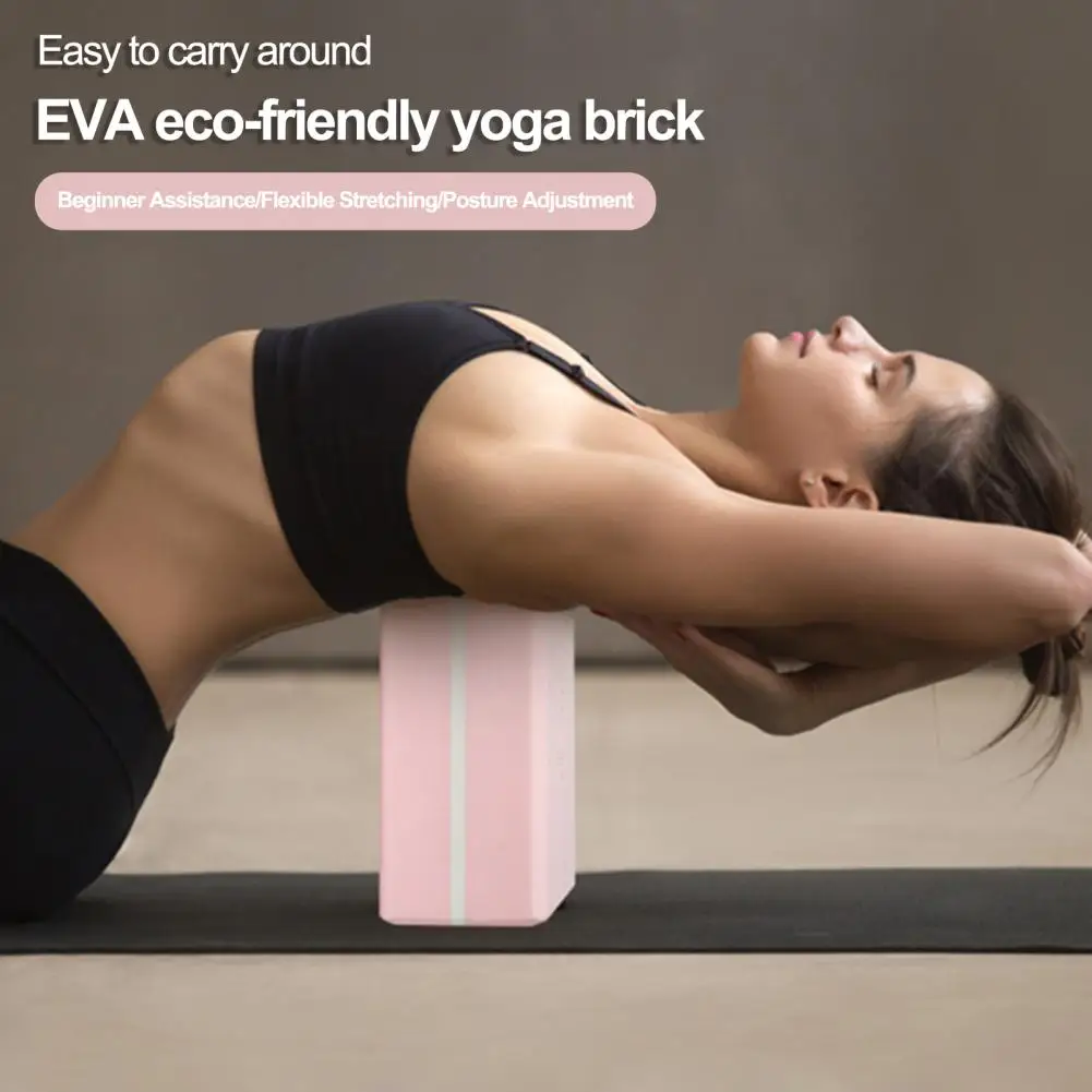 

Eva Yoga Block High Density Slip-resistant Eva Foam Yoga Block Eco-friendly Odorless Pilates Exercise Brick Premium Fitness