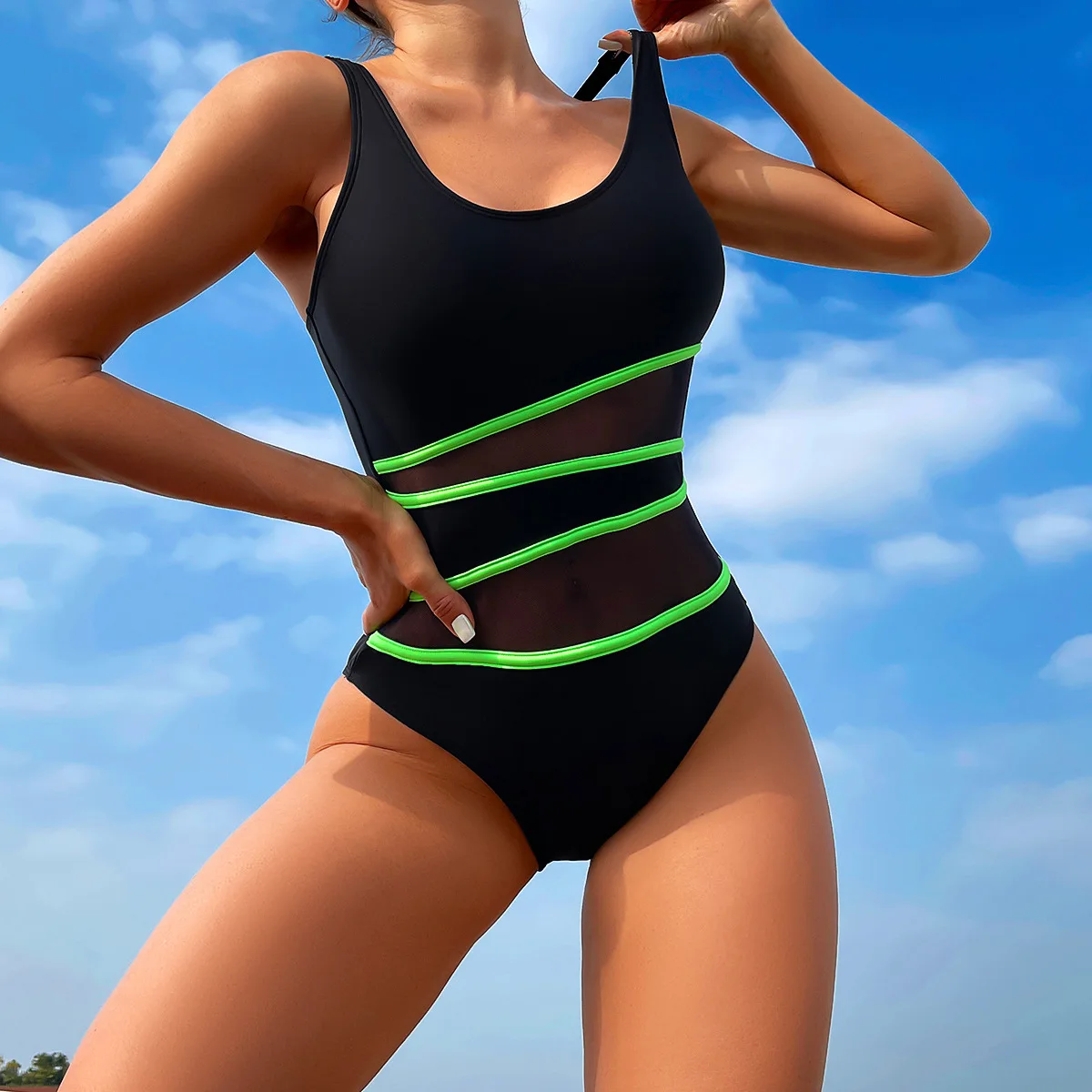 2023 Women One-Piece Swimsuit Sexy Backless Lace Up Suits Swimwear Summer Push Up Bathing Swimming Suit Wear
2023 Women One-Piece Swimsuit Sexy Backless Lace Up Suits Swimwear Summer Push Up Bathing Swimming Suit Wear