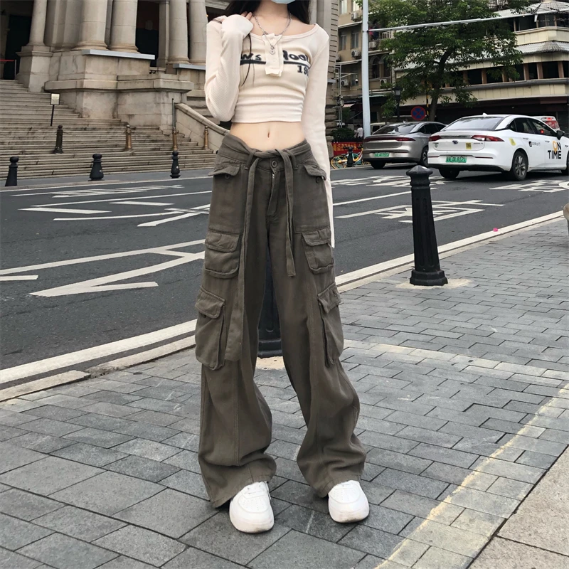 Y2K Women Streetwear Techwear Cargo Pants Harajuku Straight Casual Pants Woman Sweatpants Wide Leg Joggers Alt Trousers Clothes
Y2K Women Streetwear Techwear Cargo Pants Harajuku Straight Casual Pants Woman Sweatpants Wide Leg Joggers Alt Trousers Clothes
