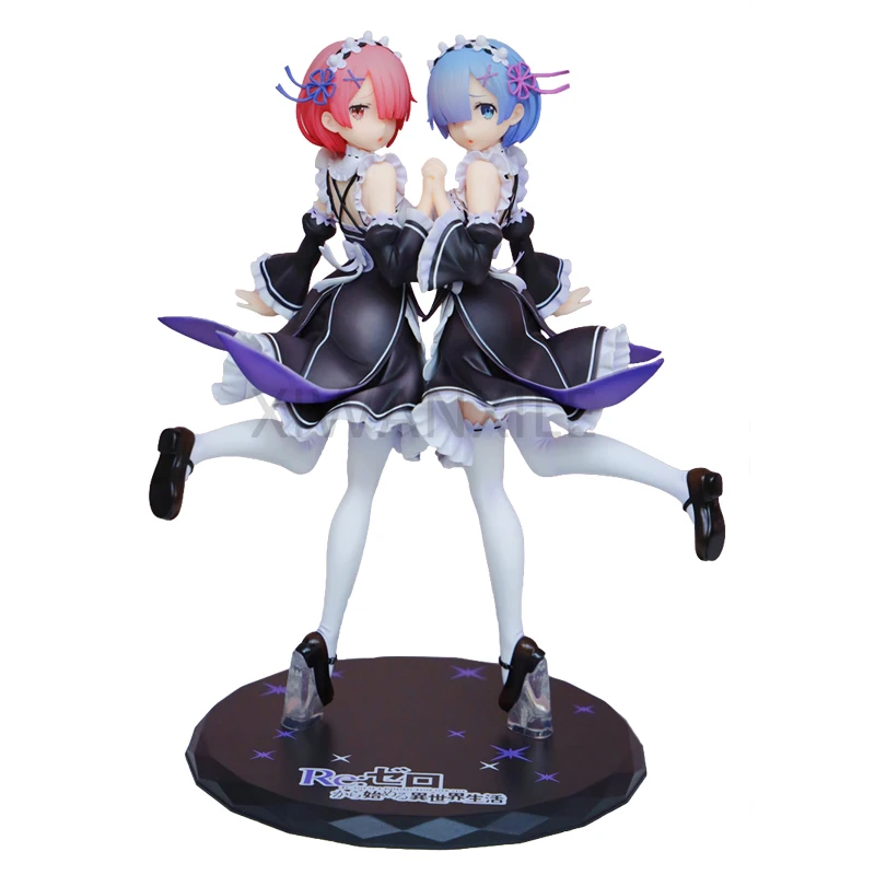 Фигурка аниме Re:ZERO Начальная жизнь в другом мире экшн-фигурка Rem & Ram Twins фигурка