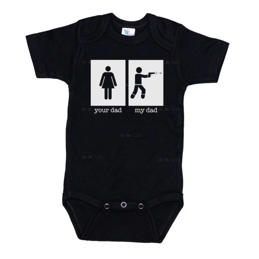 Пистолет комбинезон ваш папа мой папа шутер тактический пистолет комбинезон Забавная детская одежда сверхмягкая
Пистолет комбинезон ваш папа мой папа шутер тактический пистолет комбинезон Забавная детская одежда сверхмягкая