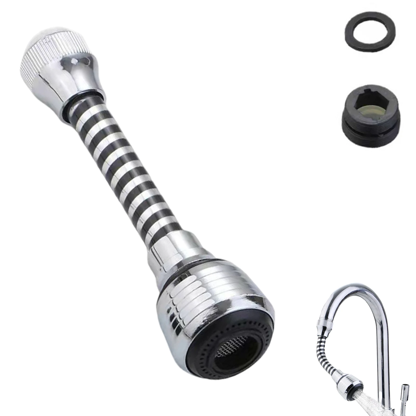 360 Degree Swivel Kitchen Faucet Bubbler Aerator Adjustable Water Filter Diffuser Water Saving Nozzle Shower Faucet Connector
360 Degree Swivel Kitchen Faucet Bubbler Aerator Adjustable Water Filter Diffuser Water Saving Nozzle Shower Faucet Connector