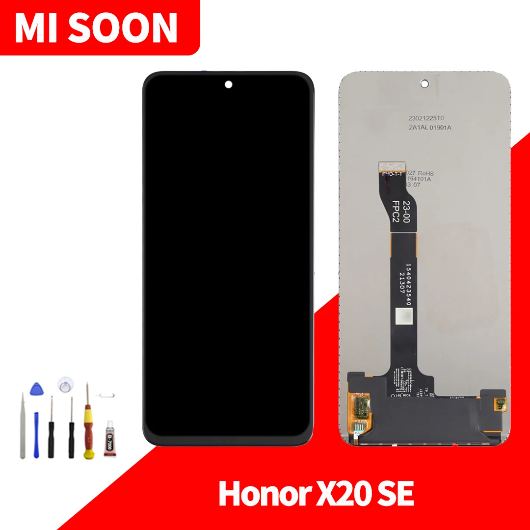 For Honor X20 SE LCD Display Touch Screen Digitizer Assembly For Honor X20SE lcd Replacement Screen with tools
For Honor X20 SE LCD Display Touch Screen Digitizer Assembly For Honor X20SE lcd Replacement Screen with tools